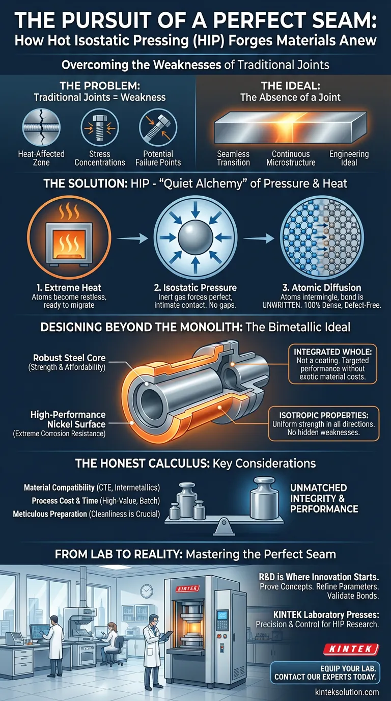 A Busca por uma Junta Perfeita: Como a Prensagem Isostática a Quente Forja Novos Materiais Guia Visual
