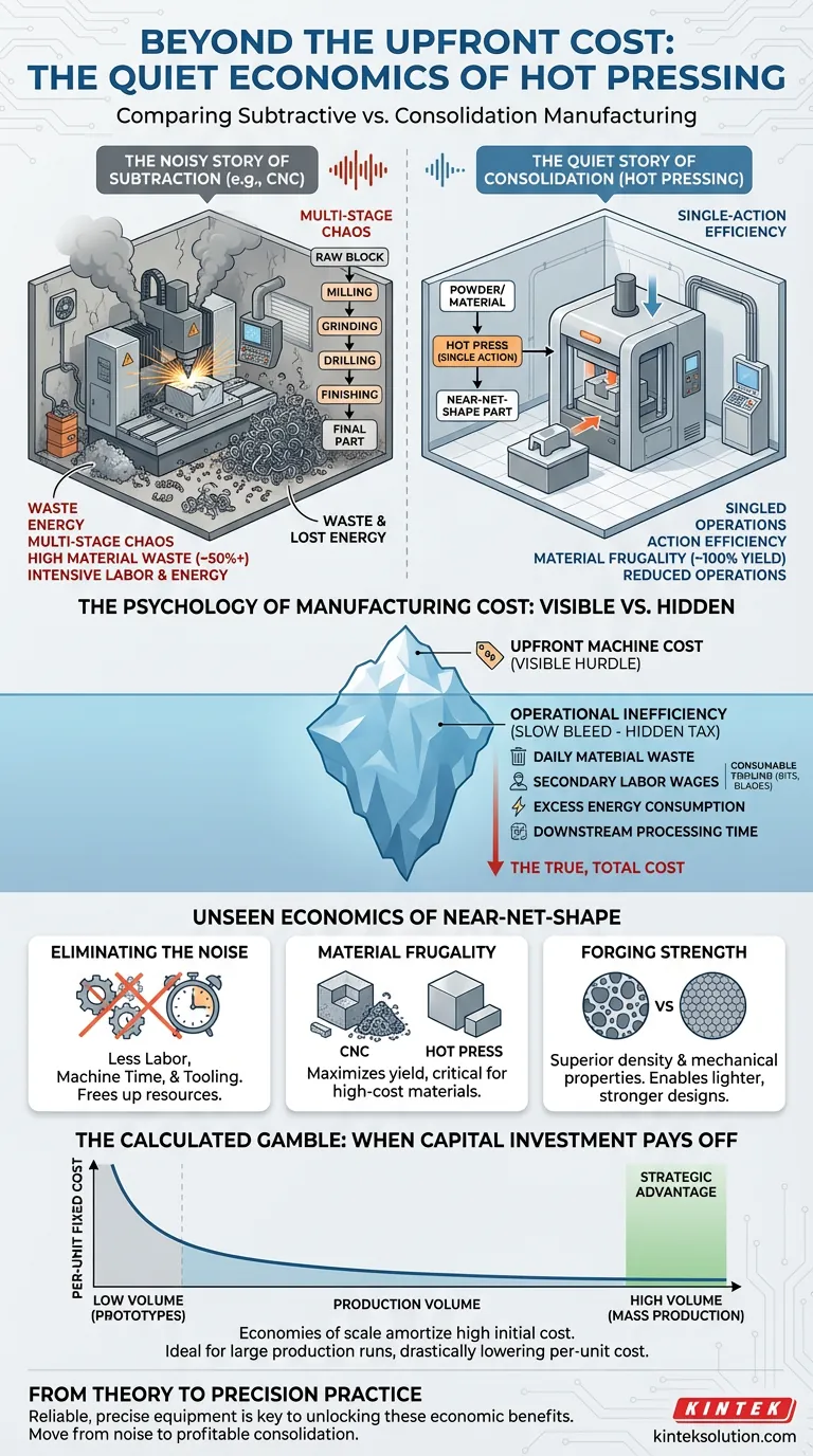 초기 비용 그 이상: 열간 압착의 숨겨진 경제학 시각적 가이드