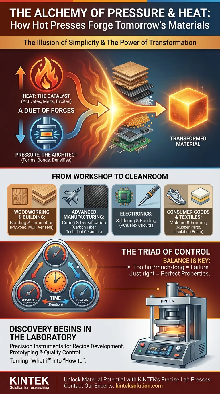 The Alchemy of Pressure and Heat: How Hot Presses Forge the Materials of Tomorrow Visual Guide