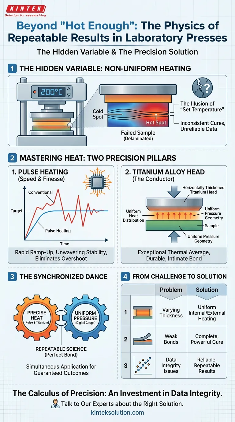 Au-delà de « Assez chaud » : la physique des résultats reproductibles dans les presses de laboratoire Guide Visuel