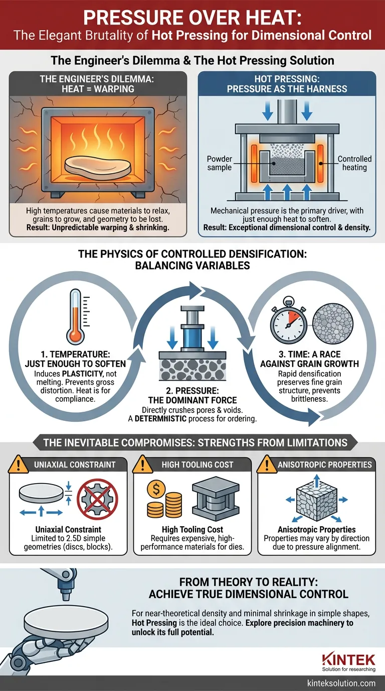 Pressure Over Heat: The Elegant Brutality of Hot Pressing for Dimensional Control Visual Guide