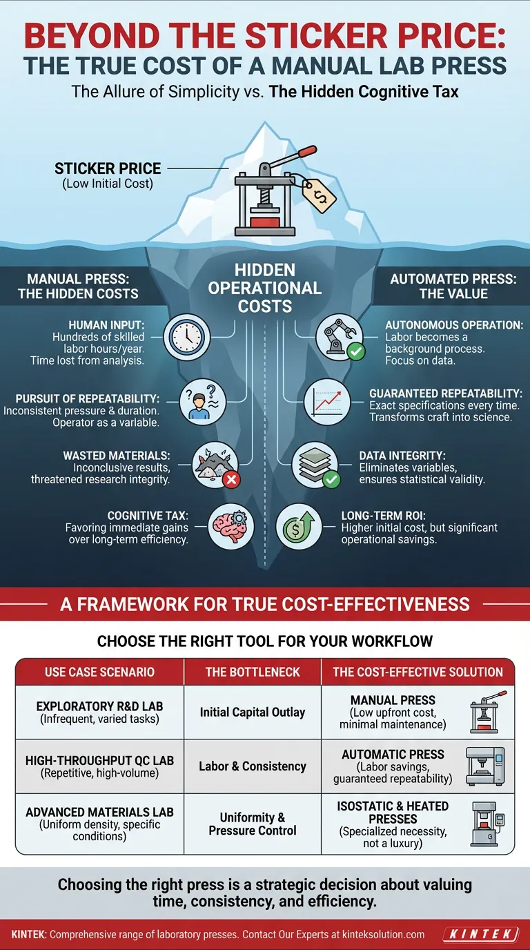 Beyond the Sticker Price: The True Cost of a Manual Lab Press Visual Guide