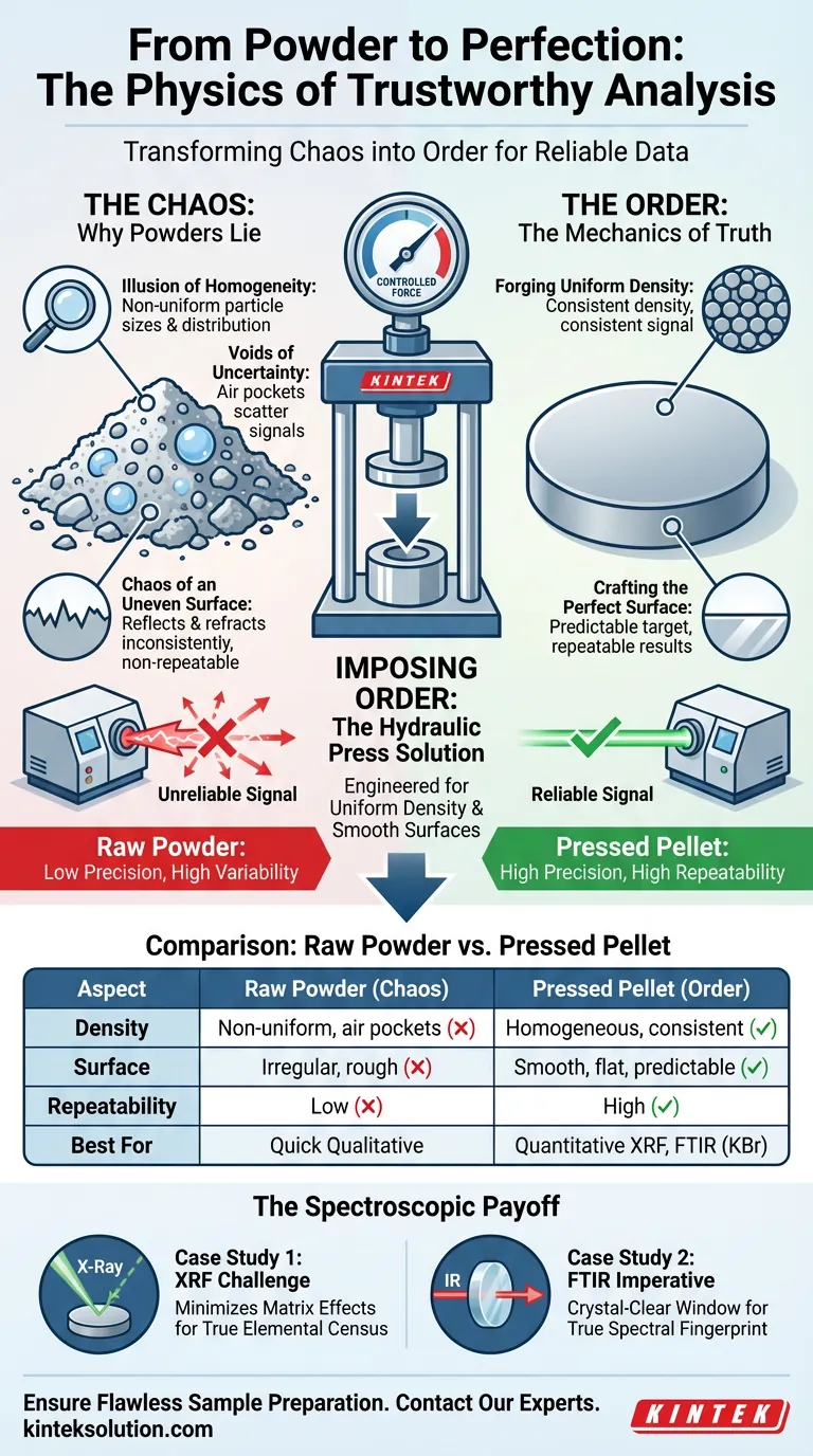 De la poudre à la perfection : la physique de l'analyse fiable Guide Visuel