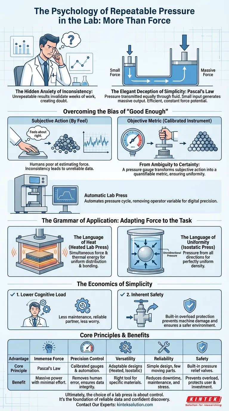 フォースを超えて：ラボにおける再現可能な圧力の心理学 ビジュアルガイド