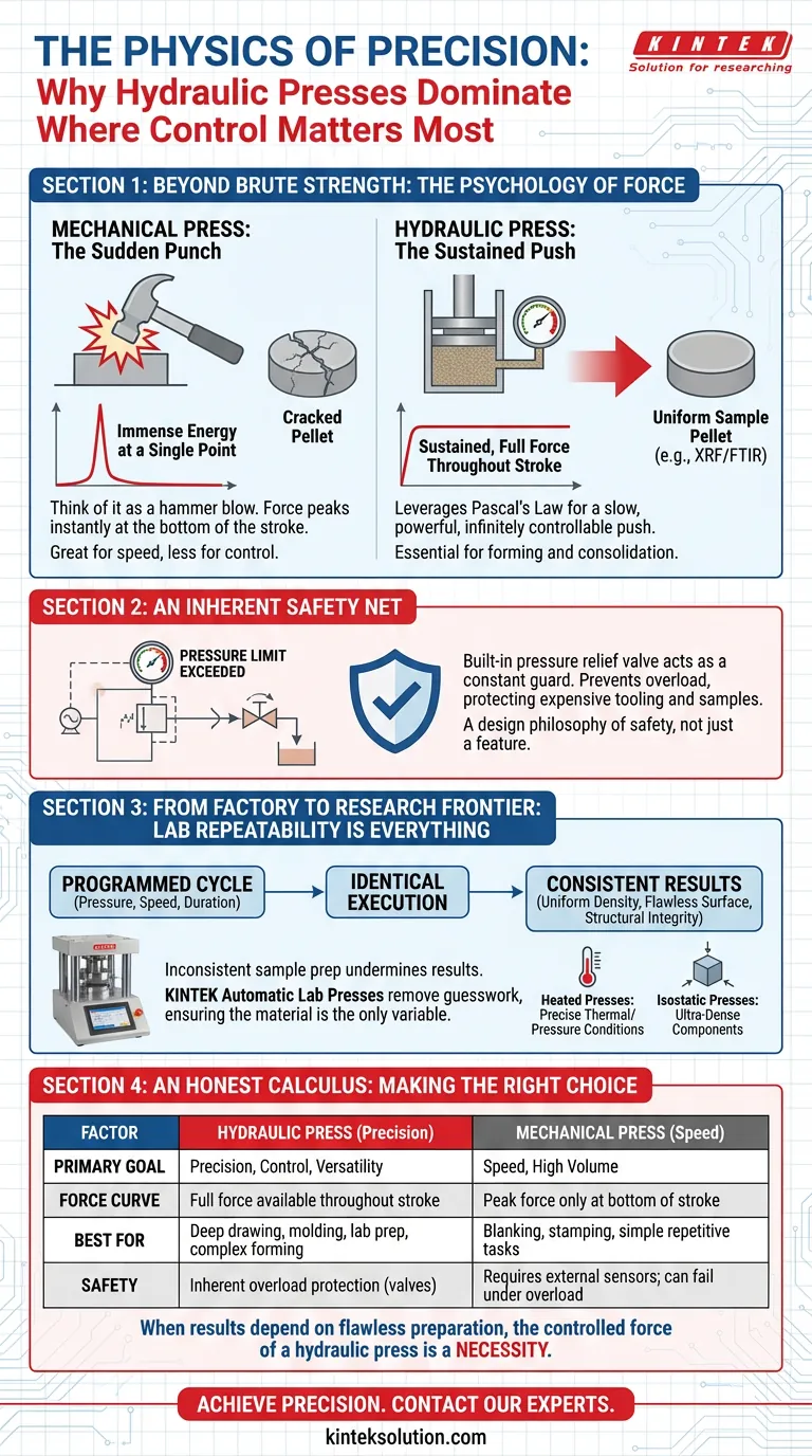 精密物理学：液压机为何在最需要控制的领域占据主导地位 图解指南