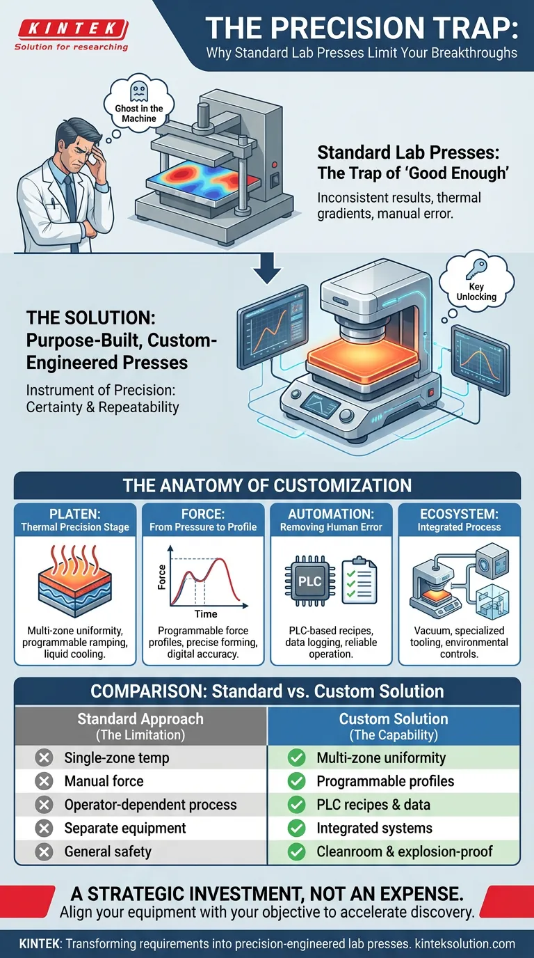 The Precision Trap: Why Standard Lab Presses Limit Your Breakthroughs Visual Guide