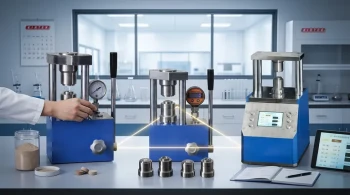 El problema de los tres cuerpos en la prensado de pellets: Material, Máquina y Método