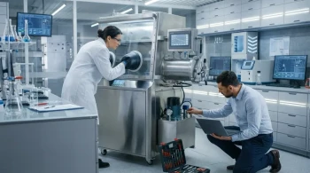 La anatomía del tiempo de inactividad: por qué la línea de vida de su prensa de laboratorio es su fabricante