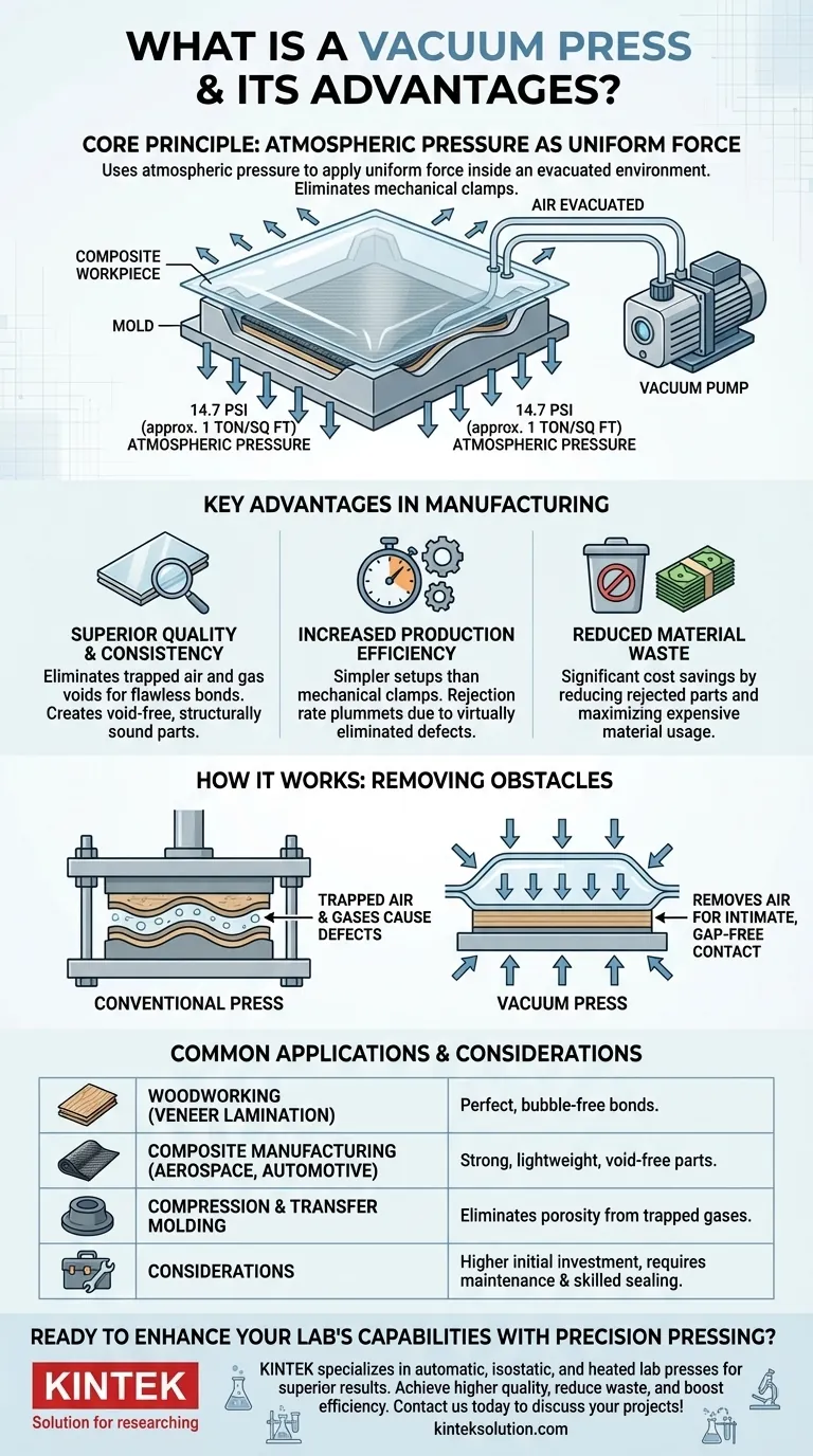 What is a vacuum press and what are its advantages? Achieve Flawless Lamination and Superior Composite Quality Visual Guide