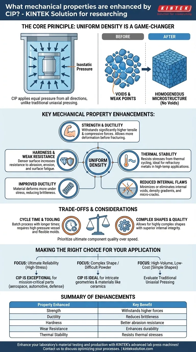 What mechanical properties are enhanced by CIP? Boost Strength, Ductility, and More Visual Guide