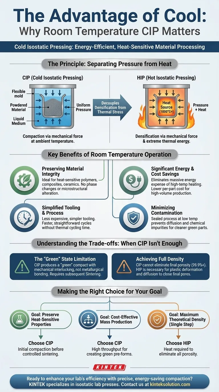 为什么室温处理有利于 CIP？提高效率，保持材料完整性 图解指南