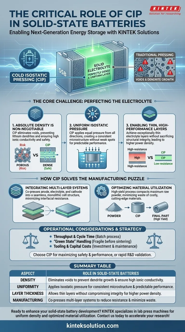 Che ruolo ha il CIP nelle tecnologie avanzate come le batterie allo stato solido?Sbloccare le soluzioni di accumulo di energia ad alte prestazioni Guida Visiva