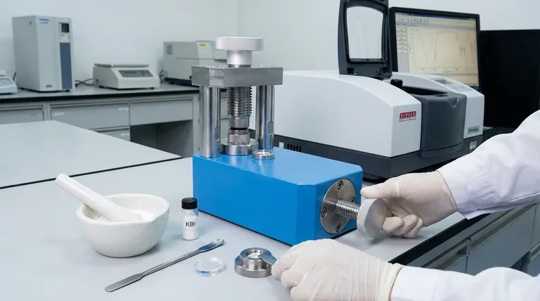 ما الذي تناقشه مذكرة التطبيق بخصوص كريات KBr؟فتح تقنيات التحليل الطيفي بالأشعة فوق البنفسجية بالأشعة تحت الحمراء