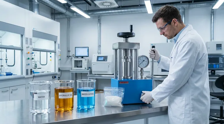 ما هي وسائط الضغط المستخدمة في المكابس المتساوية الضغط الباردة؟تحسين عملية التنظيف المكاني باستخدام السائل المناسب