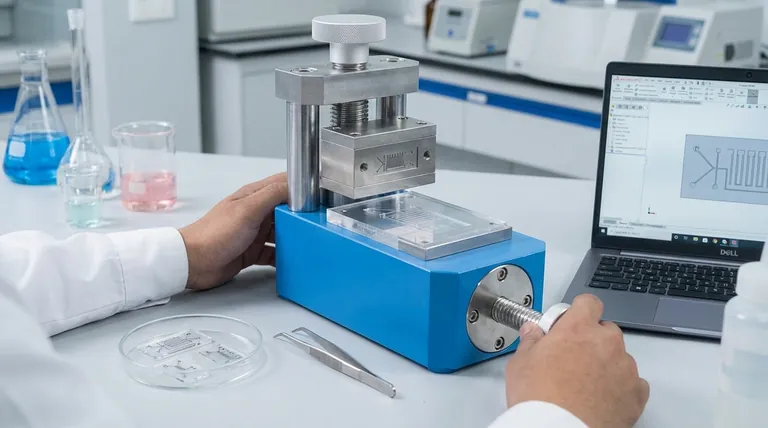 Wie werden hydraulische Pressen beim Prototyping mikrofluidischer Geräte eingesetzt?Erzielen Sie schnelles, präzises Prototyping für Ihr Labor