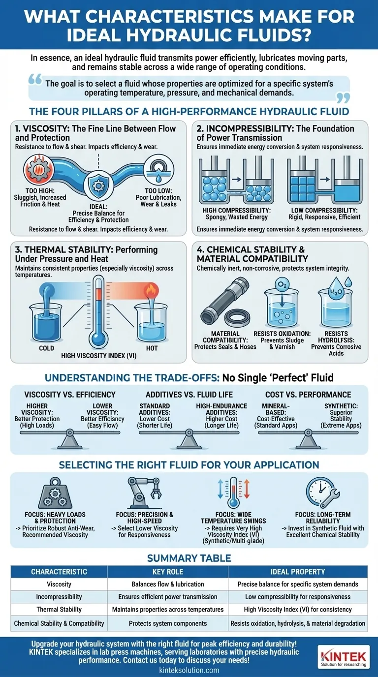 Quelles sont les caractéristiques des fluides hydrauliques idéaux ? Optimisez les performances et la longévité de vos systèmes Guide Visuel