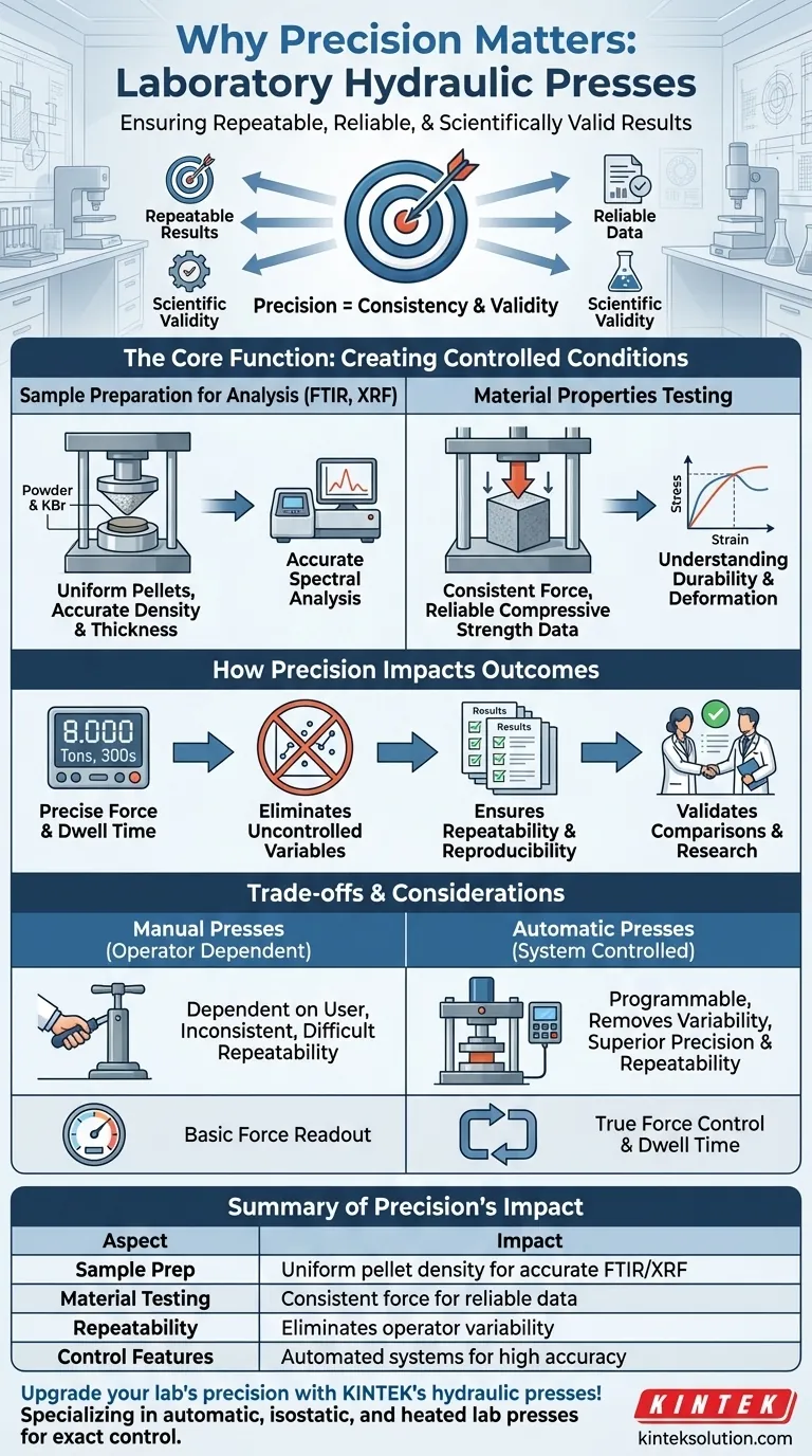 Warum ist Präzision bei einer hydraulischen Presse für den Laboreinsatz wichtig?Genaue und reproduzierbare Ergebnisse gewährleisten Visuelle Anleitung