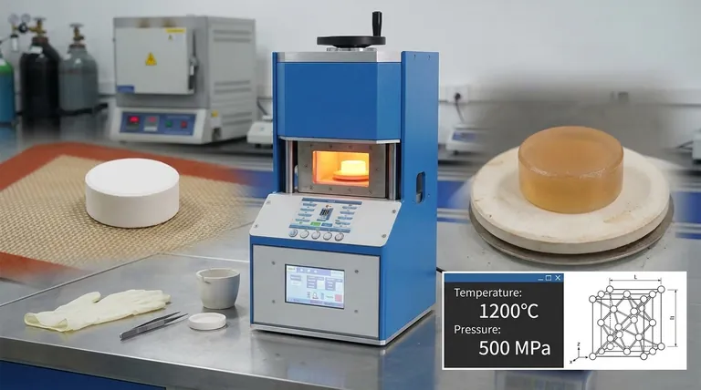 Qual è l'obiettivo primario della sinterizzazione di un corpo verde LLZA pressato a 1200°C? Raggiungere percorsi di conduzione ionica ad alta densità