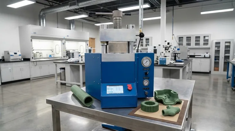 Come si adatta la pressatura isostatica a freddo a geometrie di parti e forme complesse diverse rispetto alla pressatura uniassiale? Ottenere una densità uniforme in parti complesse