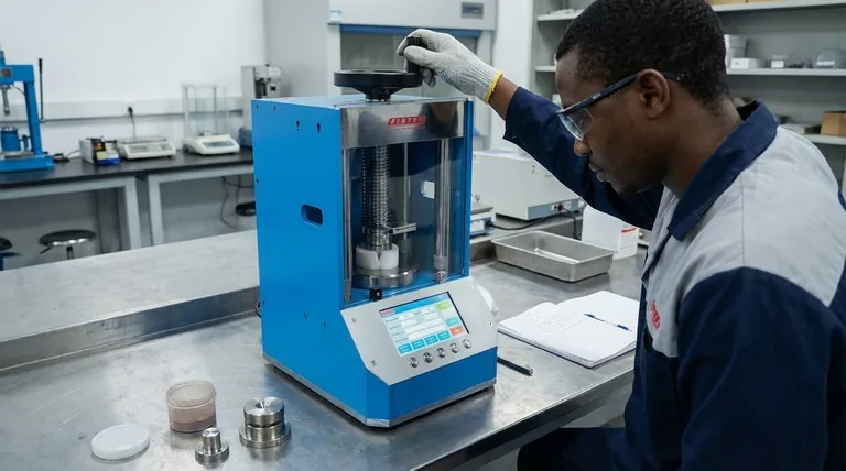 Quali sono le precauzioni di sicurezza essenziali durante il funzionamento di una pressa idraulica per pellet? Garantire la protezione dell'operatore e dell'apparecchiatura