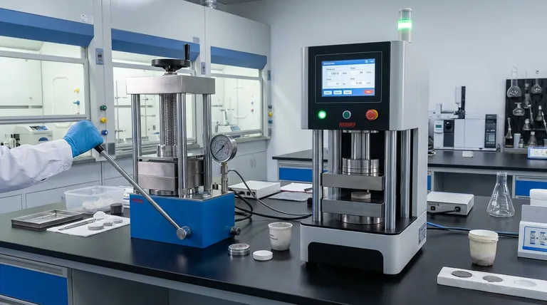 In cosa differiscono le presse idrauliche automatiche da quelle manuali? Aumenta l'efficienza del laboratorio e l'accuratezza dei dati