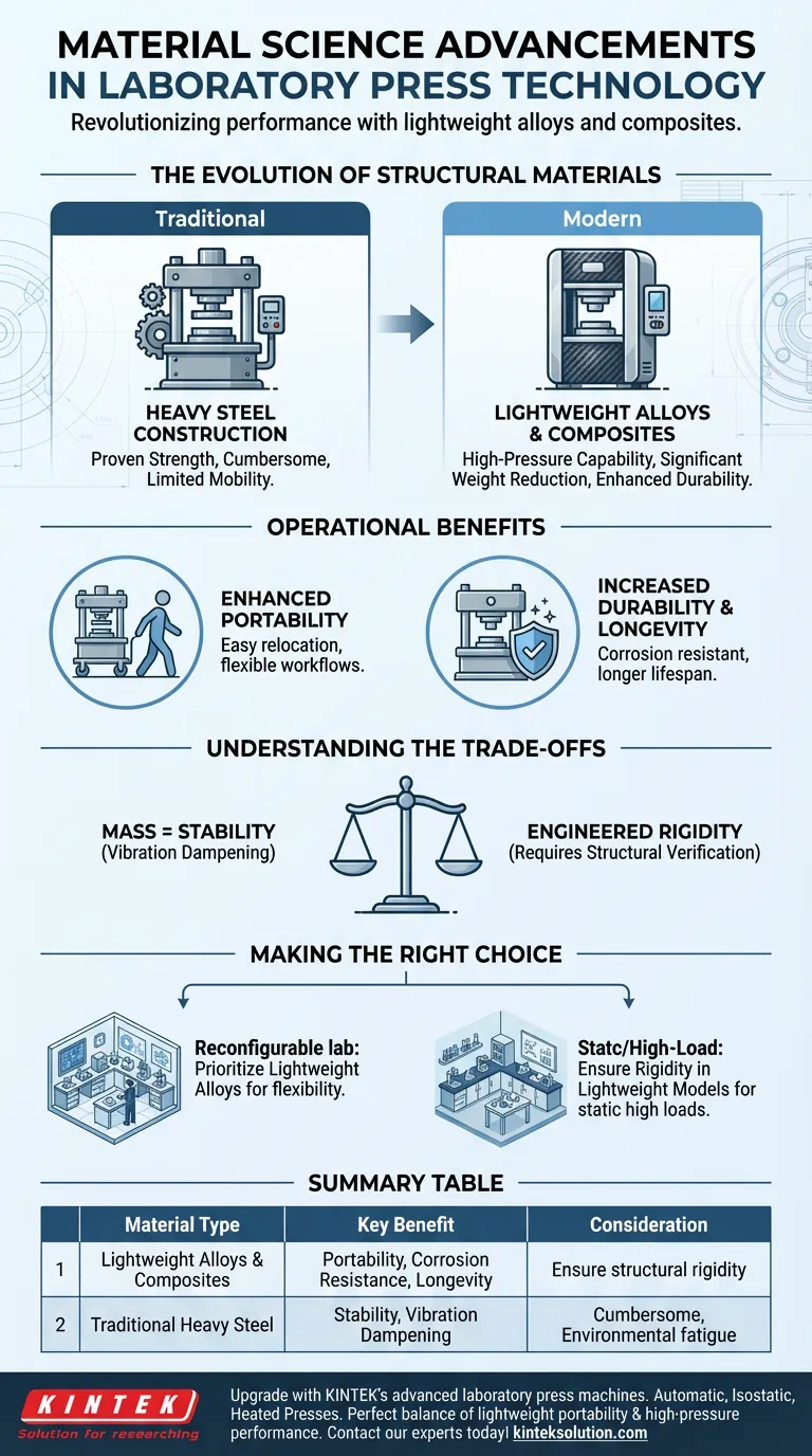 実験室プレス技術に適用されている材料科学の進歩は何ですか？軽量、耐久性、およびより効率的 ビジュアルガイド