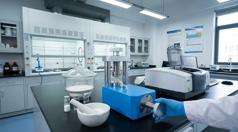 In quali settori viene comunemente utilizzata la pressa per pellet di KBr? Essenziale per l'analisi farmaceutica e dei materiali.