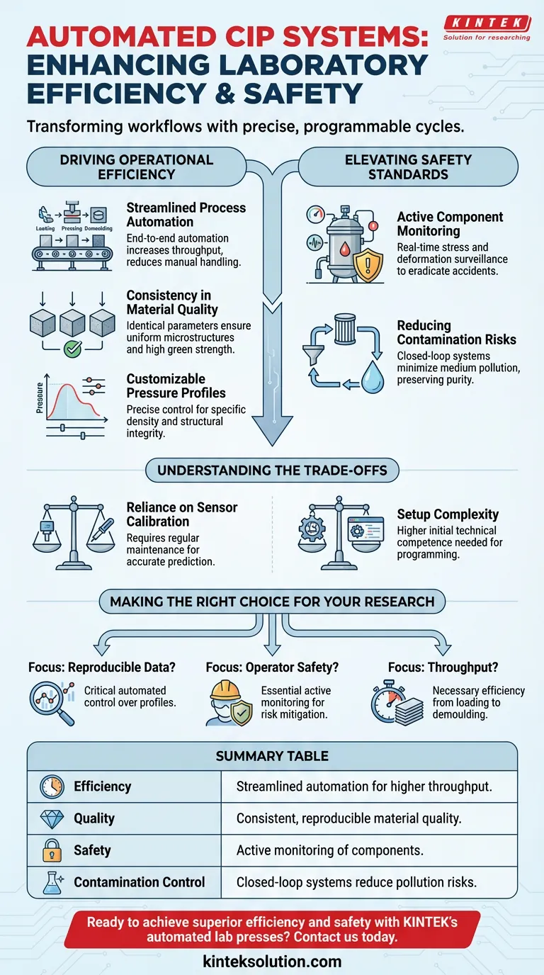 Come i sistemi CIP automatizzati migliorano l'efficienza e la sicurezza in un laboratorio? Ottimizza la tua lavorazione ad alta pressione Guida Visiva