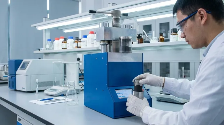 固体電池複合カソードの製造におけるコールドプレス工程の機能とは?機械的緻密化ガイド