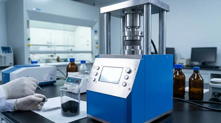 Perché le polveri di elettroliti solidi solforati vengono pressate in pellet tramite pressatura a freddo? Ottenere componenti per batterie ad alta densità