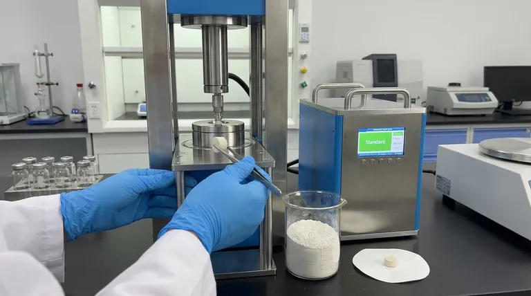 Qual è lo scopo dell'utilizzo di una pressa da laboratorio per pellettizzare la polvere di elettrolita prima della ricottura? Garantire una sintesi efficiente allo stato solido