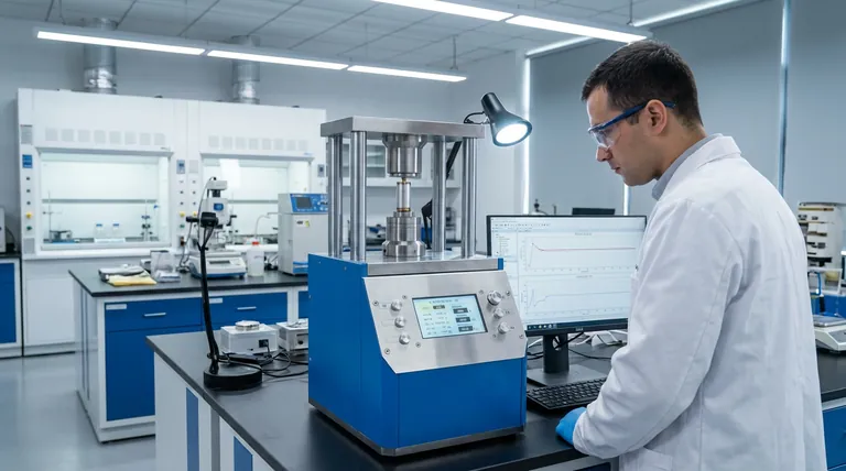 Por que é necessário um quadro de teste especializado para testes de ciclagem de baterias de estado sólido? Garante contato sólido-sólido estável