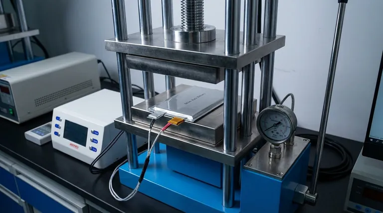 Qual è lo scopo principale dell'applicazione di una pressione esterna sullo stack durante il funzionamento e il test delle batterie allo stato solido? Garantire prestazioni stabili e longevità