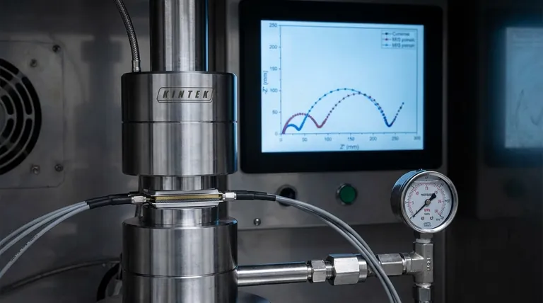 Perché una funzione EIS è essenziale quando si studia la pressione dello stack nelle batterie allo stato solido? Decodificare la resistenza interfasciale