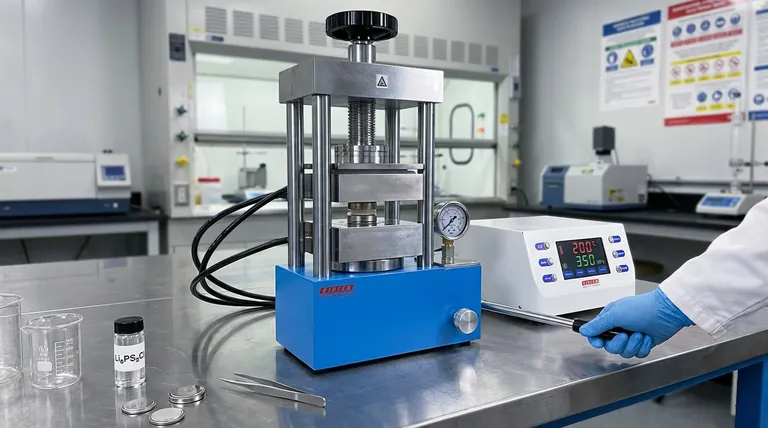 Perché viene applicata un'alta pressione, ad esempio superiore a 250 MPa, utilizzando una pressa idraulica da laboratorio durante l'assemblaggio di batterie allo stato solido al litio metallico?