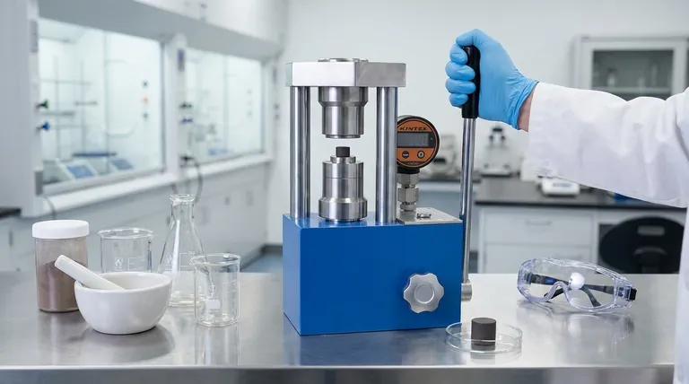 全固体リチウム硫黄電池において、実験用油圧プレスが不可欠な理由は何ですか? 優れたイオン伝導率を引き出す