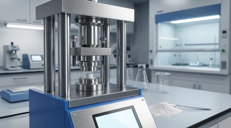 LLZTO粉末をプレスするために実験室用油圧プレスが使用されるのはなぜですか?高密度電解質ペレットの実現