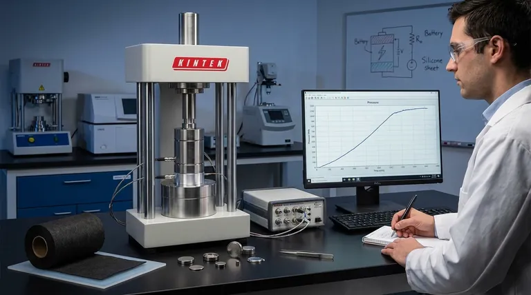 Por que um molde de teste de bateria com dispositivo de monitoramento de pressão in-situ é necessário? Para o Desenvolvimento Confiável de Baterias de Estado Sólido Sem Ânodo