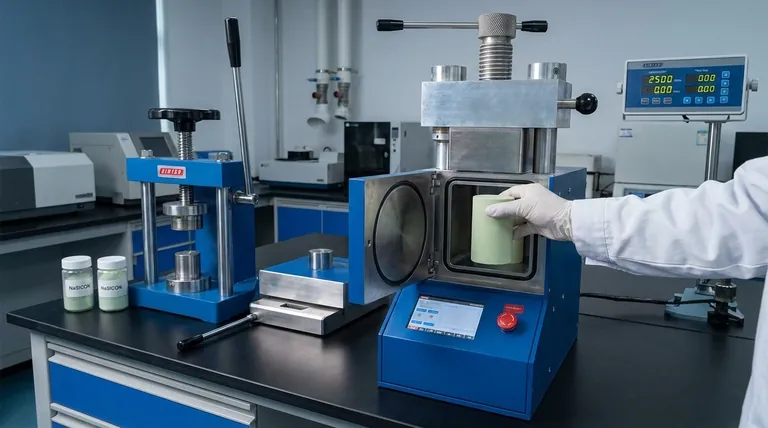 Perché è necessario processare un corpo verde di NaSICON con una pressa isostatica a freddo a 207 MPa dopo la pressatura assiale iniziale? Garantire elettroliti ad alta densità e privi di crepe