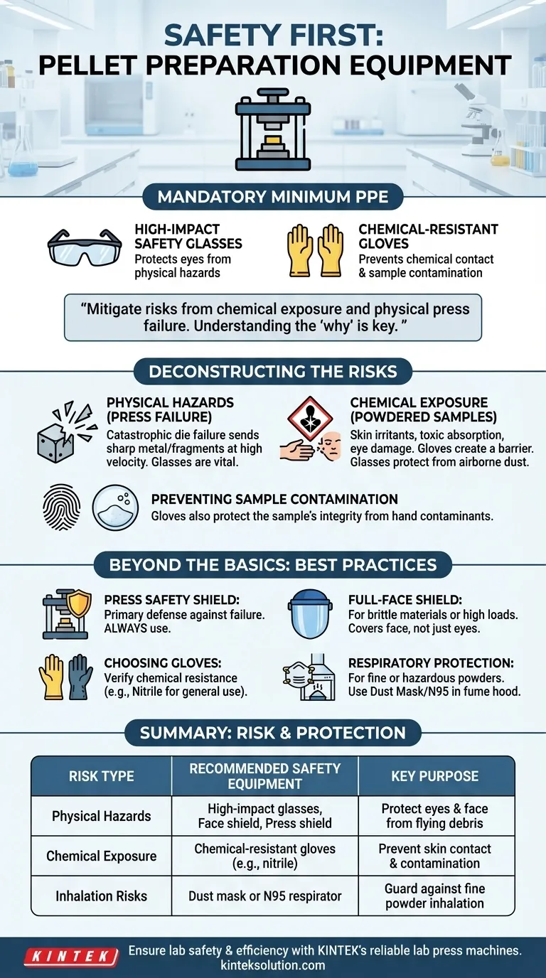 颗粒制备过程中应使用哪些安全设备？实验室安全必备的个人防护装备 图解指南