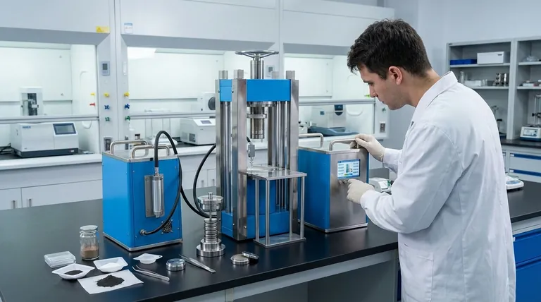 ラボプレスを使用して硫化物系全固体電池の多層構造を構築する際に、精密で段階的な圧力制御が重要なのはなぜですか?