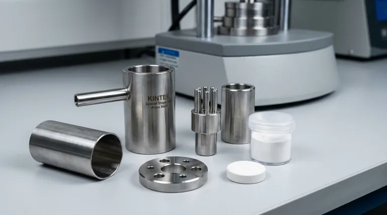 Qual è la funzione di una pressa da laboratorio e di uno stampo nella preparazione iniziale dei pellet di elettrolita solido LLZO? La Fondazione per Batterie a Stato Solido ad Alte Prestazioni