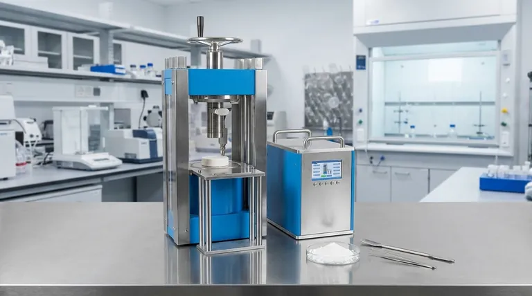 実験室用プレスでサンプルを密なペレットとして準備すると、結晶性粉末のX線回折(XRD)分析の品質がどのように向上しますか? 高度なXRDデータ品質を実現する