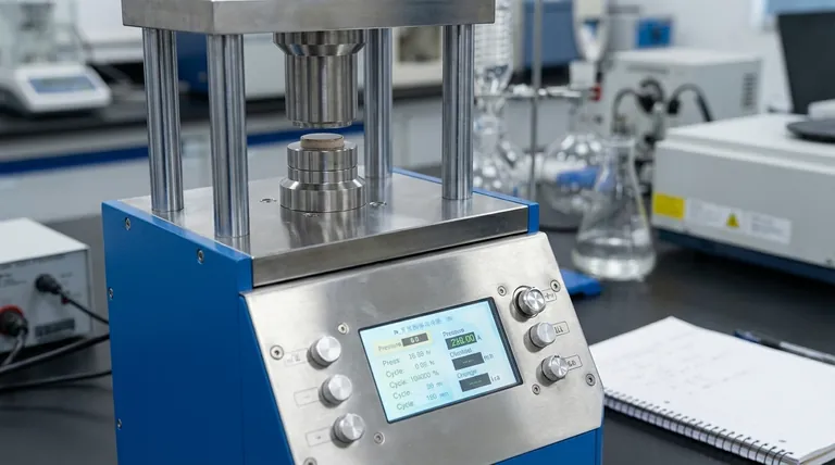 固体電解質電気化学試験中にラボプレスで一定の圧力を印加する必要があるのはなぜですか?正確で信頼性の高いバッテリーデータを確保する