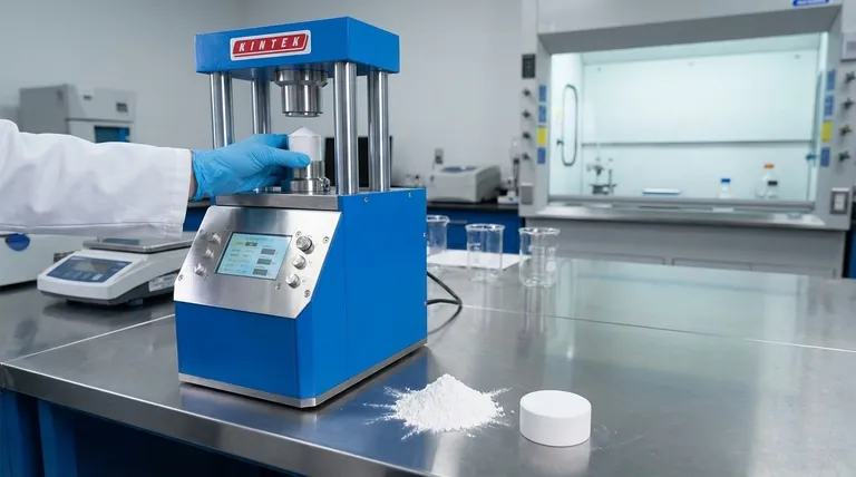 Perché viene utilizzata una pressa idraulica uniaxiale per la compattazione di polveri per pellet LATP? La chiave per ceramiche dense e ad alte prestazioni