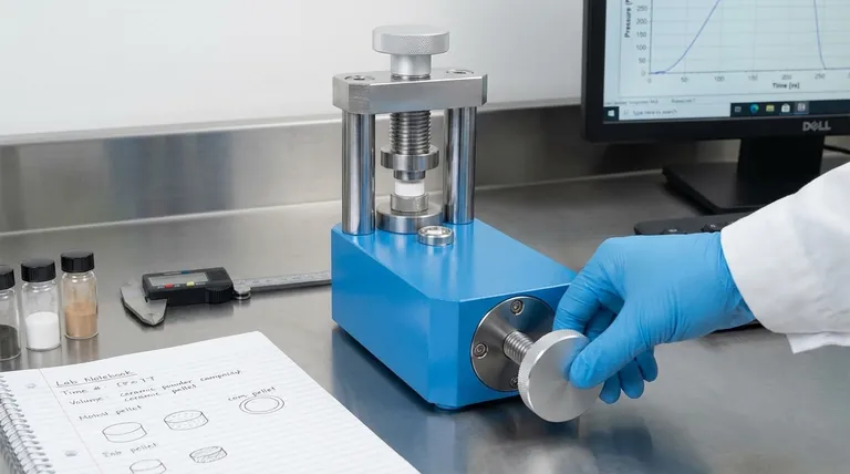 Qual é o papel crítico de uma prensa hidráulica de laboratório na preparação de pastilhas de eletrólito de estado sólido? Construir Eletrólitos Densos e de Alta Condutividade