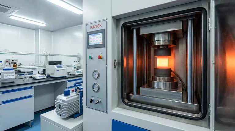 LLZT粉末のSPSにおいて、精密な機械的圧力が不可欠なのはなぜですか?高密度化と優れた性能を引き出す