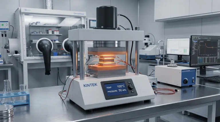 固体電池試験に加熱式ラボプレスを使用する利点は何ですか?60℃および100℃での性能最適化