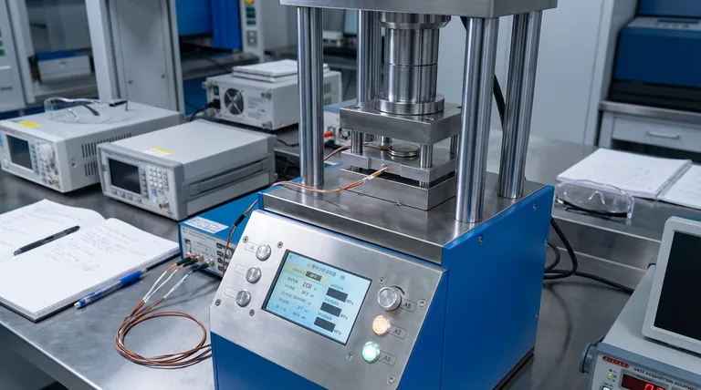 Perché viene applicata una pressione esterna continua di 200 MPa durante i test di ciclaggio delle batterie allo stato solido?