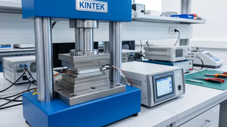 Qual è lo scopo dell'applicazione di una pressione esterna costante su una batteria completamente allo stato solido? Garantire prestazioni di ciclizzazione stabili